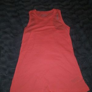 Bright orange Reebok sleeveless workput tank